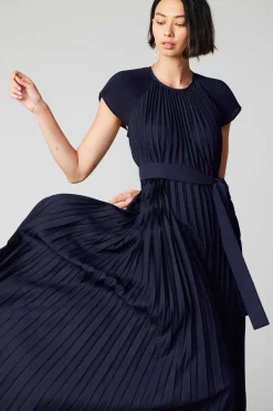 Hot Mona Pleated Maxi Dress Women Maxi Dresses