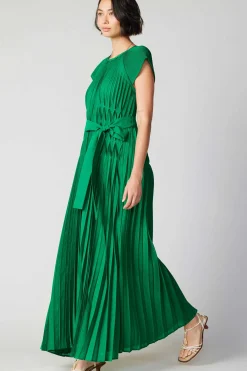 Clearance Mona Pleated Maxi Dress Women Maxi Dresses