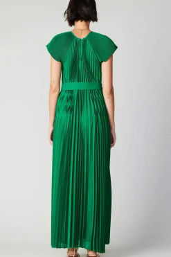 Clearance Mona Pleated Maxi Dress Women Maxi Dresses