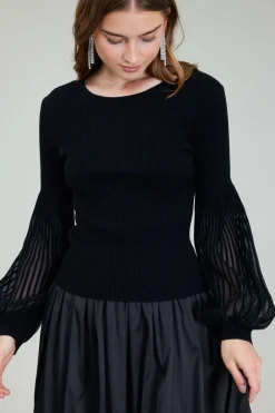 Fashion Nava Sweater Dress Set Women Knitwear
