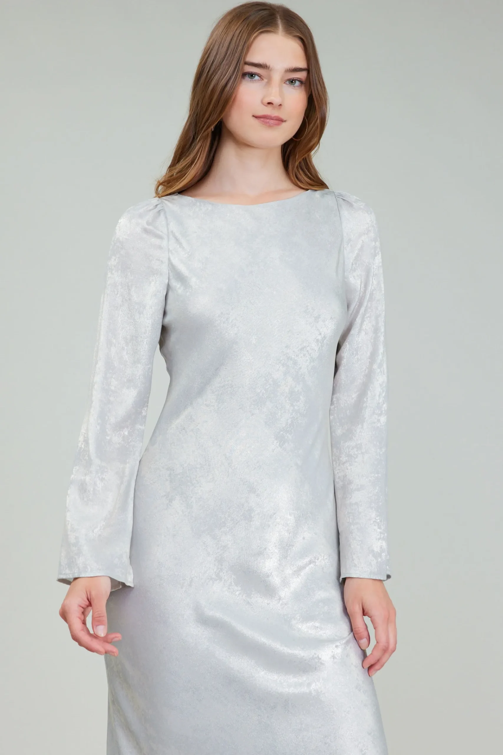 Outlet Opalescent Textured Maxi Dress Women Maxi Dresses | Midi Dresses