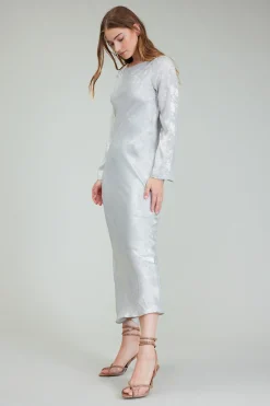 Outlet Opalescent Textured Maxi Dress Women Maxi Dresses | Midi Dresses