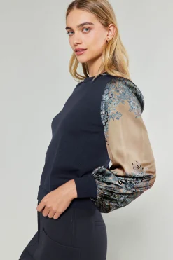 Sale Ornate Motif Sweater Top Women Knitwear | Sweaters