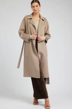 Best Oversized Belted Wool Coat Women Coats & Jackets