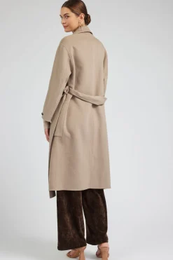 Best Oversized Belted Wool Coat Women Coats & Jackets
