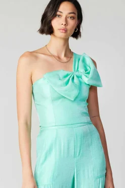 Discount Pastel Bowtie Top Women Sleeveless Tops