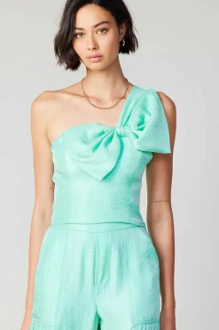 Discount Pastel Bowtie Top Women Sleeveless Tops