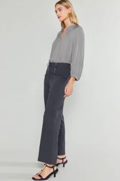 Fashion Patch Pocket Cargo Pant Women Pants