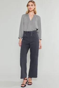 Fashion Patch Pocket Cargo Pant Women Pants