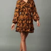 Best Picot Stitch Ruffled Mini Dress Women Mini Dresses