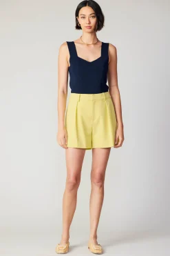 Discount Pintucked Shorts Women Pants