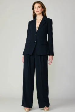 Outlet Pintucked Trousers Women Pants