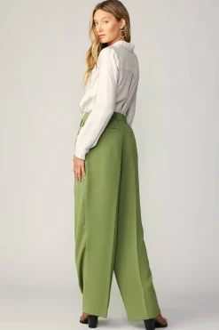 Fashion Pintucked Trousers Women Pants