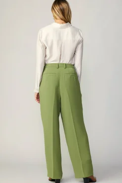 Fashion Pintucked Trousers Women Pants