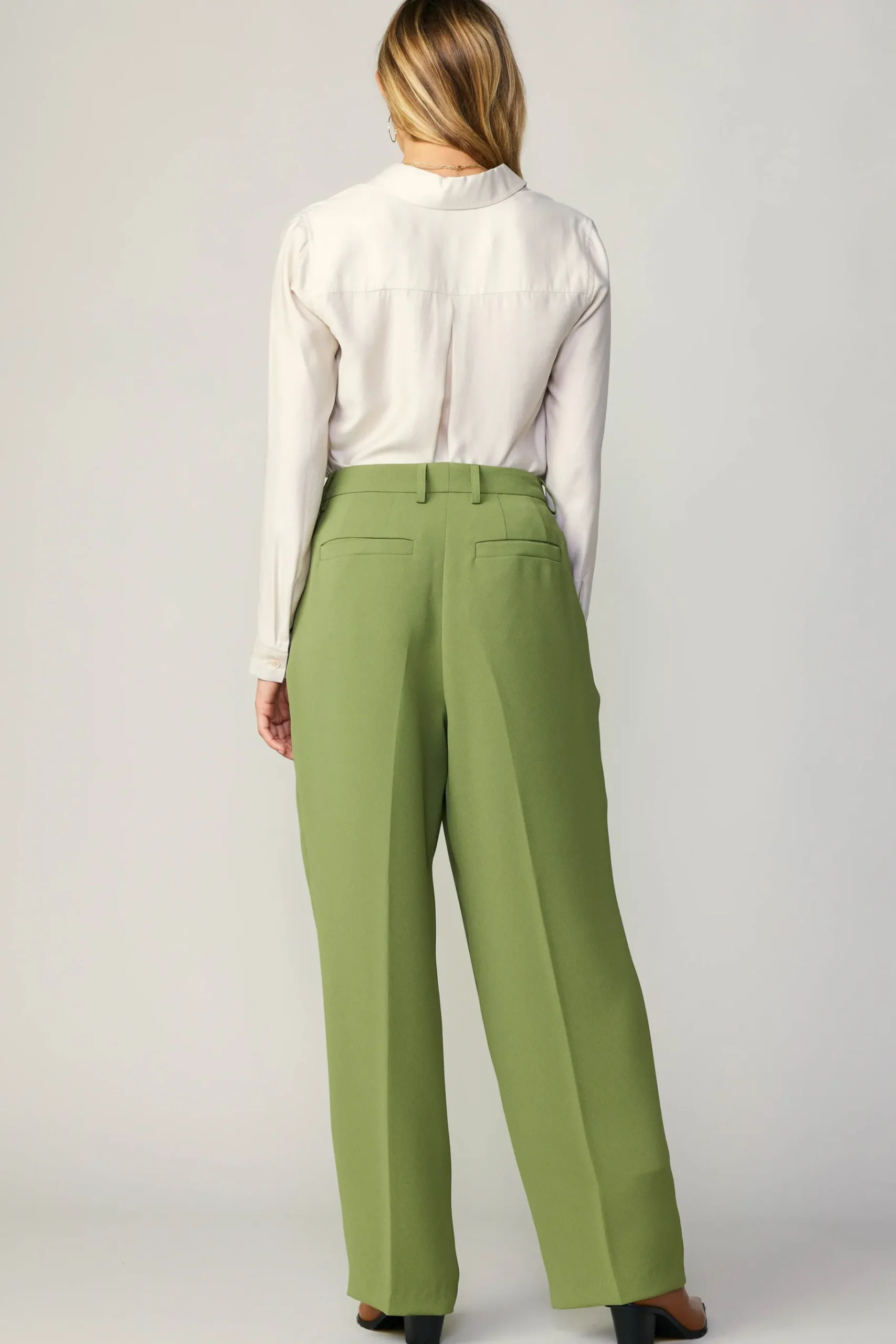 Fashion Pintucked Trousers Women Pants