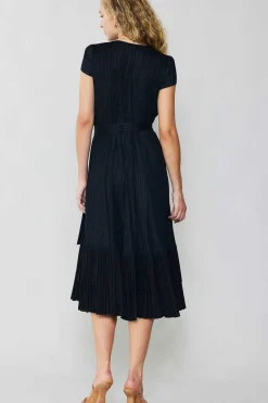 Online Pleated Midi Dress Women Midi Dresses