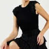 Outlet Pleated Skirt Sweater Dress Women Knitwear | Mini Dresses
