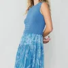 New Pleated Skirt Sweater Dress Women Knitwear | Midi Dresses