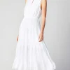 Fashion Pleated Sleeveless Maxi Dress Women Maxi Dresses