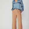 New Pleated Wide Leg Pant Women Pants