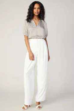 New Pleated Wide Leg Pants Women Pants