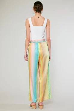 Outlet Prismatic Gradient Wide Leg Pants Women Pants