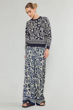 Fashion Pullover Floral Sweater Women Knitwear | Sweaters