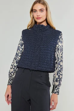 Outlet Quilted Cropped Vest Women Coats & Jackets