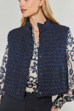 Outlet Quilted Cropped Vest Women Coats & Jackets