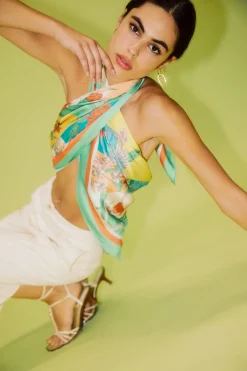 Sale Recycled Signature Print Scarf Women Accessories