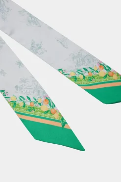 Sale Recycled Signature Print Twilly Scarf Women Accessories