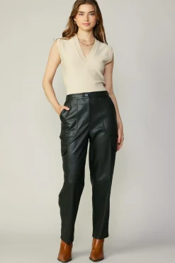 Outlet Ribbed Collar Sweater Vest Women Sleeveless Tops