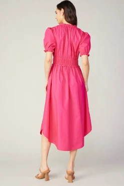 Sale Ruffled Surplice Midi Dress Women Midi Dresses