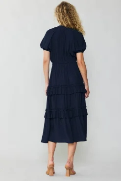 Hot Ruffled Tiered Maxi Dress Women Maxi Dresses