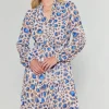 Clearance Sapphire Cenote Print Maxi Dress Women Maxi Dresses