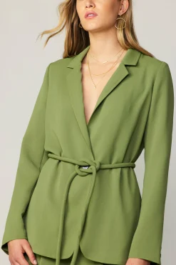 Sale Self Tie Blazer Women Coats & Jackets
