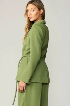 Sale Self Tie Blazer Women Coats & Jackets