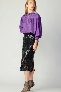 Clearance Sequin Pencil Skirt Women Skirts