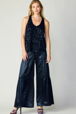 Sale Sequin Sleeveless Top Women Sleeveless Tops