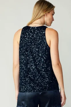 Sale Sequin Sleeveless Top Women Sleeveless Tops