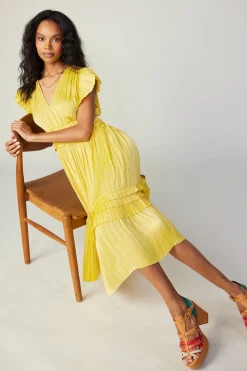 Discount Sereia Pleated Midi Dress Women Midi Dresses