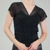 Sale Shimmer Lace Top Women Knitwear | Sweaters