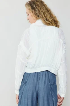 New Shirred Sleeve Jacket Women Coats & Jackets