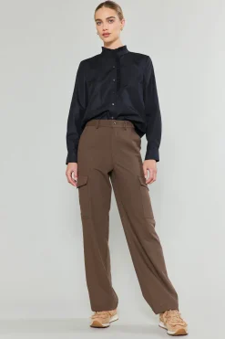 Discount Side Pocket Pants Women Pants