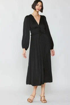 Online Sidonie Pleated Maxi Dress Women Maxi Dresses