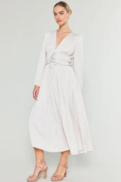 Clearance Sidonie Pleated Maxi Dress Women Maxi Dresses
