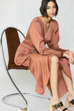 Outlet Sidonie Pleated Maxi Dress Women Maxi Dresses