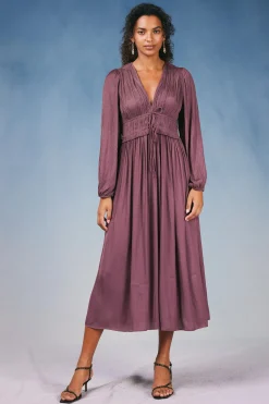 Hot Sidonie Pleated Maxi Dress Women Maxi Dresses
