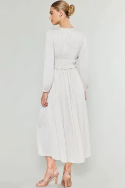 Clearance Sidonie Pleated Maxi Dress Women Maxi Dresses