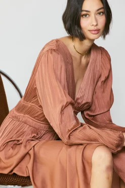 Outlet Sidonie Pleated Maxi Dress Women Maxi Dresses